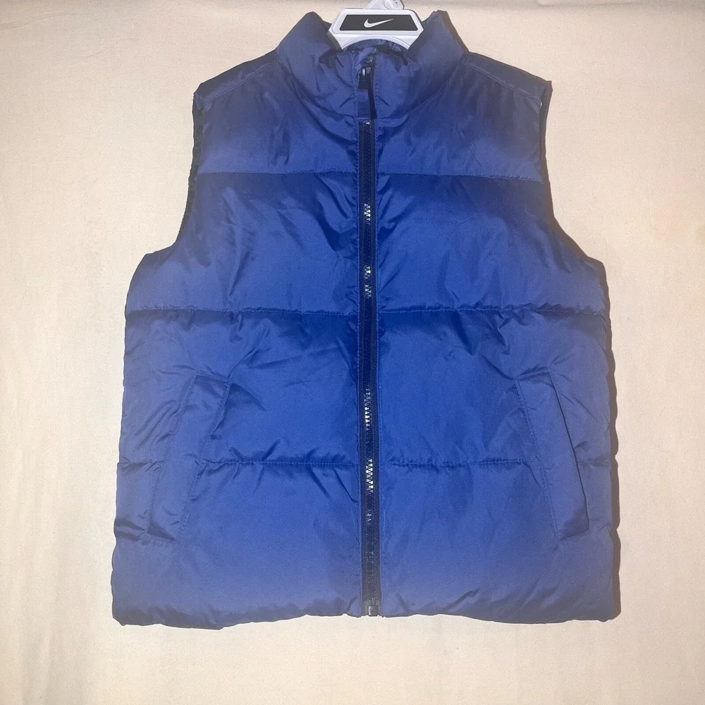 Old Navy Youth Sz Small (6-7) Puffer Vest Boys Blue Outdoors Kids A23